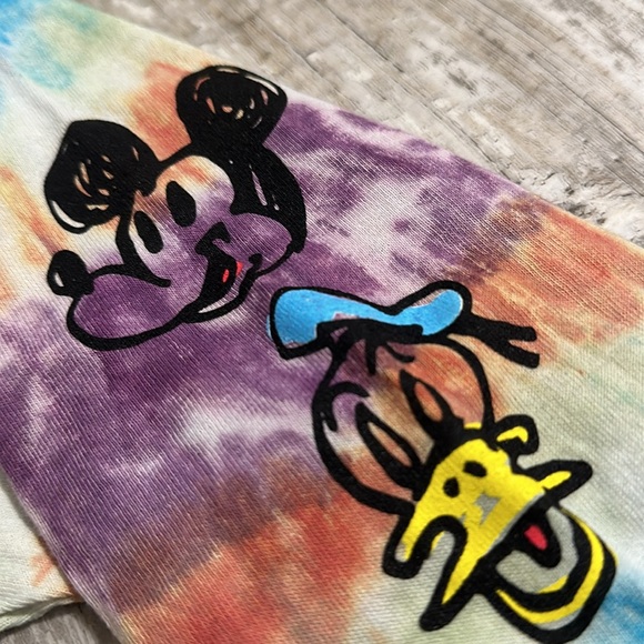 Disney Original Crew tie dye long sleeve shirt - Picture 6 of 10